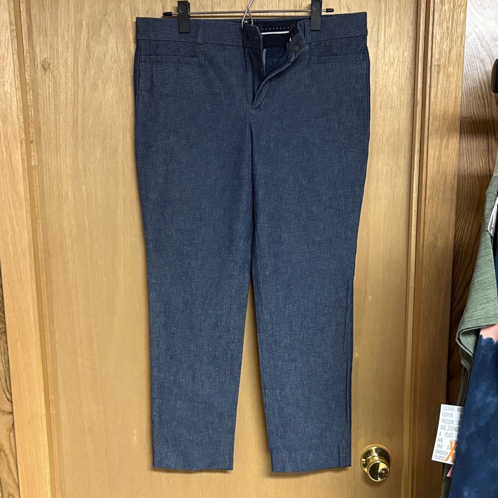 Banana Republic Size 10 Sloan Cropped Slim Pants - Denim
